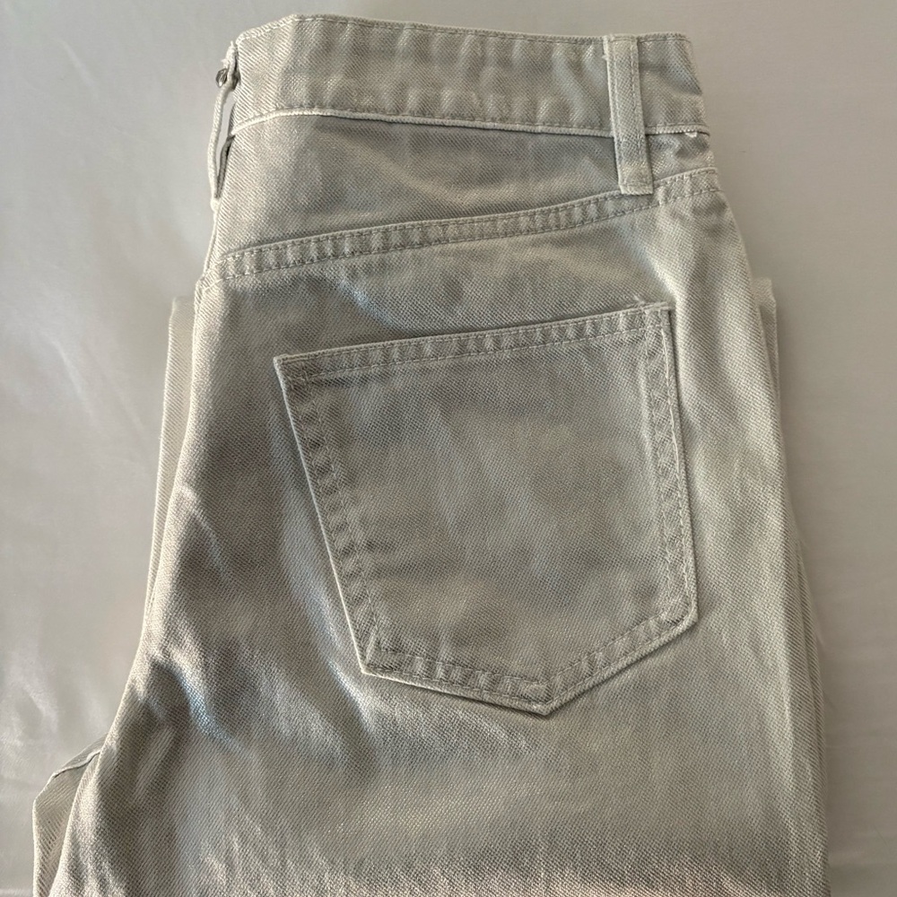 Rebecca Minkoff Women's Light Gray Boyfriend Jeans